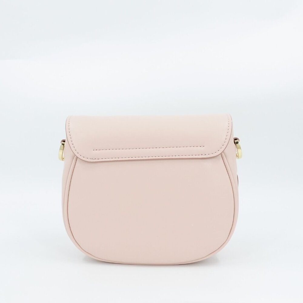 Marc Jacobs Women's The Messenger Saddle Bag Small In Leather Rose Pink OS - Picture 4 of 13